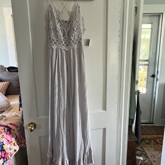 Free People Adelle Dress in Stardust, size M. New with Tag! - Picture 2 of 6